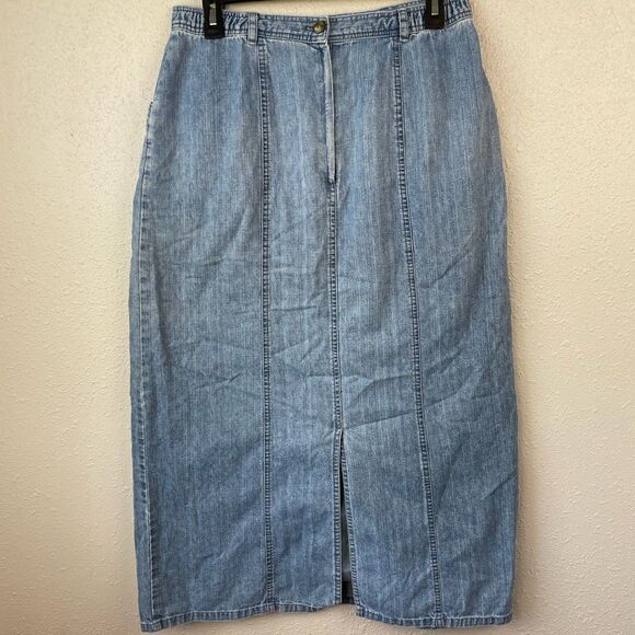Vintage Gotcha Covered Denim Skirt Size 10 EUC - Picture 3 of 6